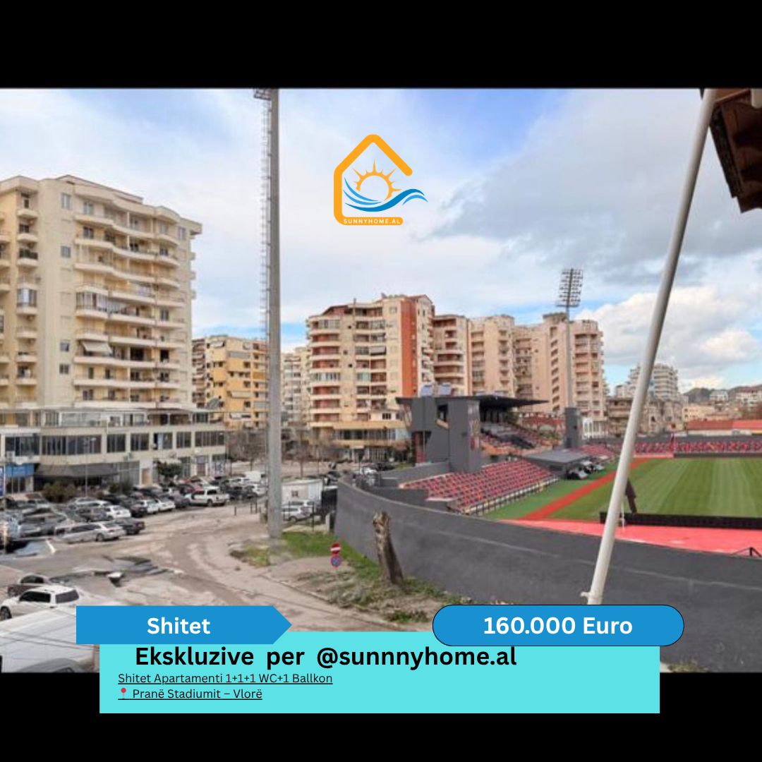 ‼️ esclusivo a Vlorë per @sunnyhome.al ‼️ appartamento in vendita 1+1+1 wc+1 balcone vicino allo stadio – Vlorë prezzo: 160.000 euro (incontestabile) (7)