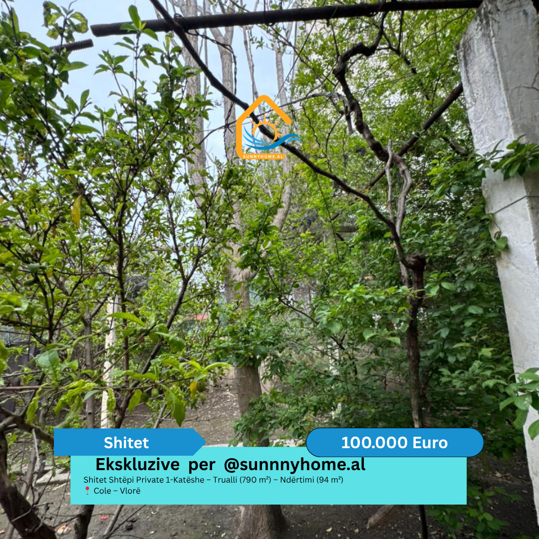 ‼️ ¡exclusivo en Vlorë!! @sunnyhome.al ‼️ casa privada en venta 1 planta – Terreno (790 m²) – Construcción (94 m²) cole – Vlorë precio: 100.000 euros (negociable) (4)