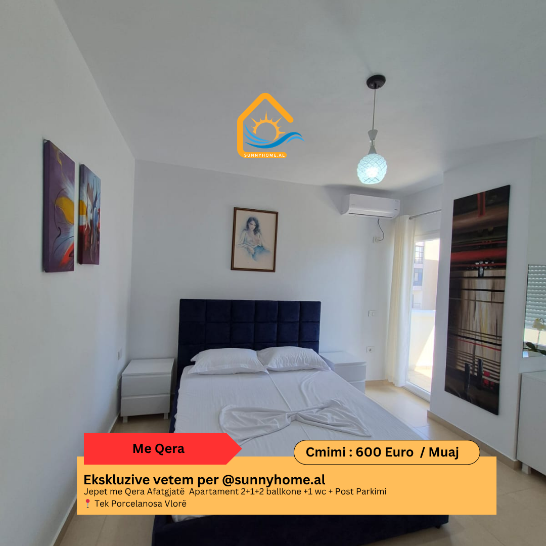 ‼️ exklusiv in Vlorë!! @sunnyhome.al ‼️ langzeitmiete wohnung 2+1+2 balkone +1 wc + parkplatz in der nähe von porcelanosa Vlorë preis: 600 euro / monat (5)