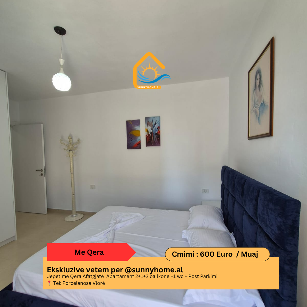 ‼️ exklusiv in Vlorë!! @sunnyhome.al ‼️ langzeitmiete wohnung 2+1+2 balkone +1 wc + parkplatz in der nähe von porcelanosa Vlorë preis: 600 euro / monat (6)