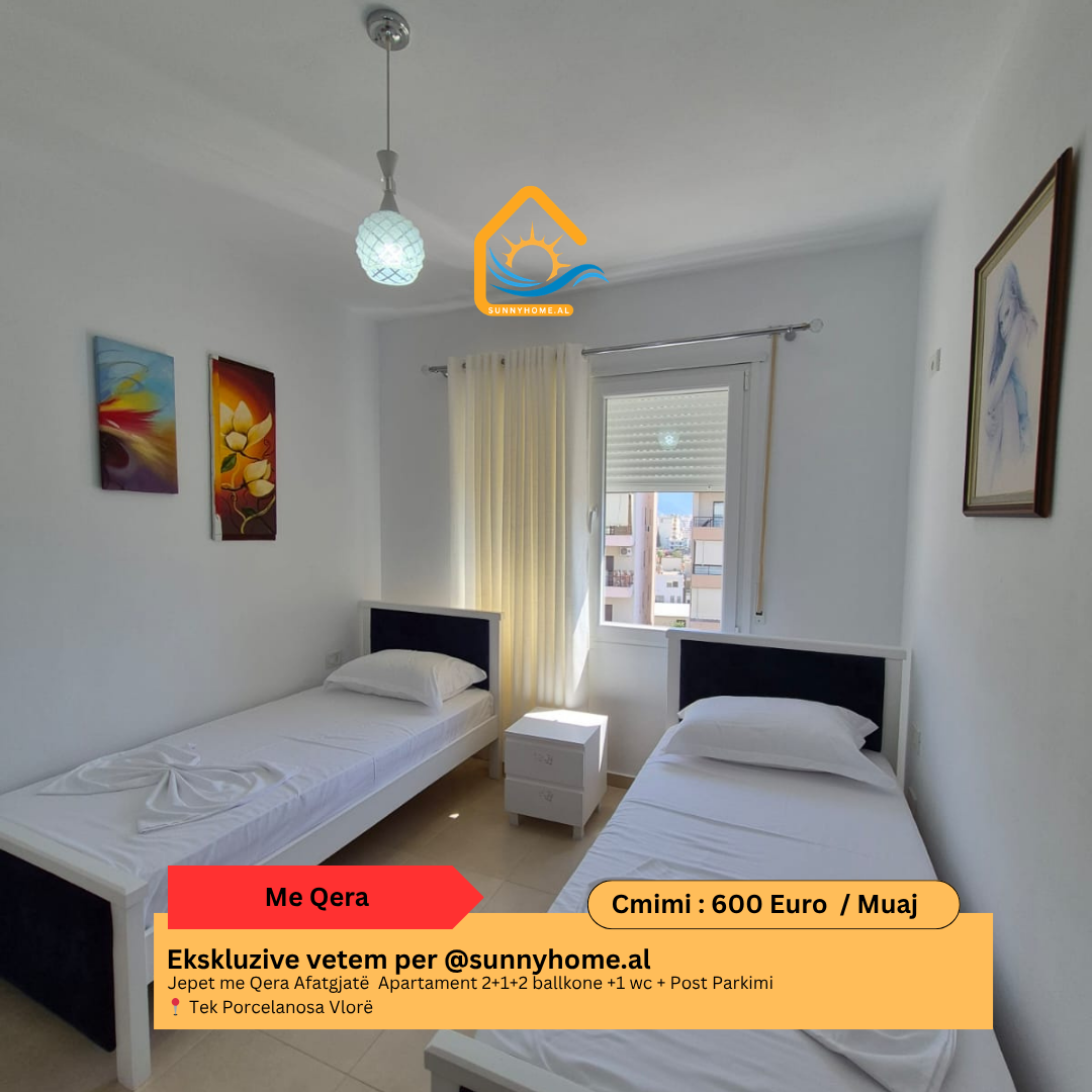 ‼️ exklusiv in Vlorë!! @sunnyhome.al ‼️ langzeitmiete wohnung 2+1+2 balkone +1 wc + parkplatz in der nähe von porcelanosa Vlorë preis: 600 euro / monat (7)