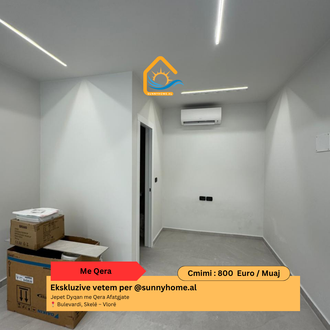 ‼️ esclusivo a Vlorë per @sunnyhome.al ‼️ negozio in affitto a lungo termine bulevardi, skelë – Vlorë affitto: 800 euro / mese