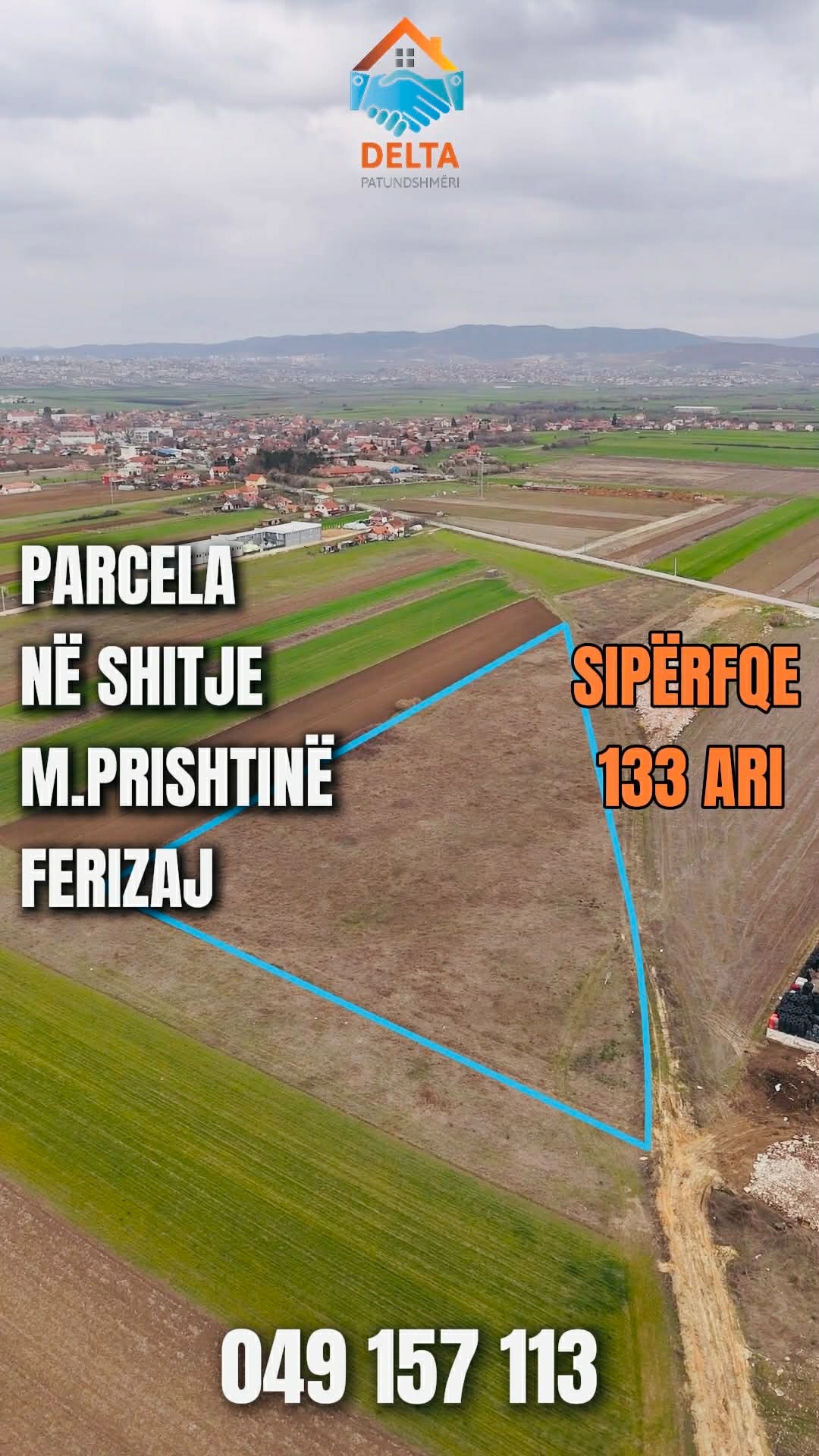Parcela në shitje në m.Prishtinë – Ferizaj