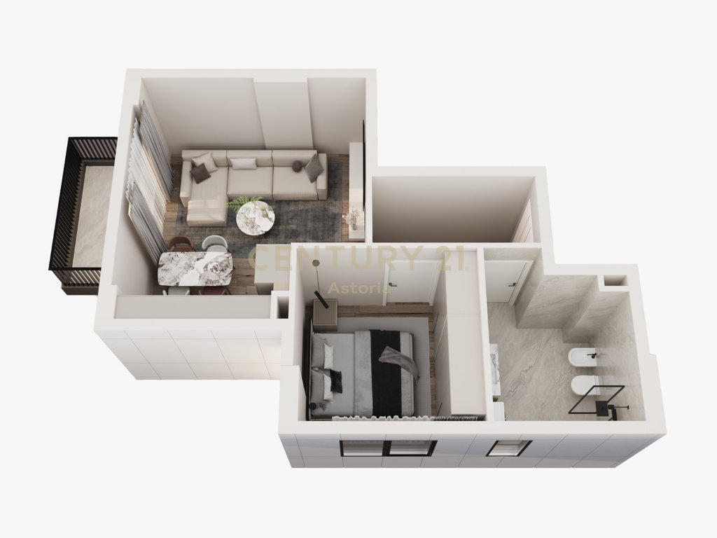 Appartement 1+1 à vendre à misto mame