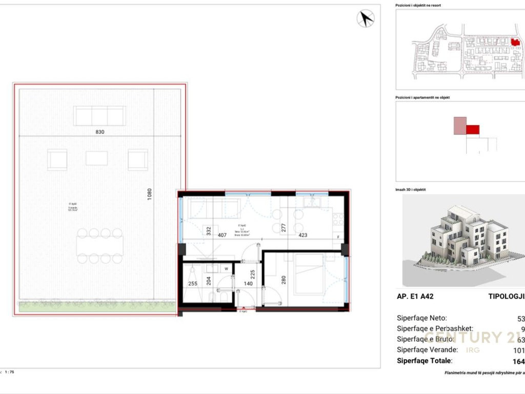 Apartamento 1+1 com varandas em drimadhes – Village square! (4)