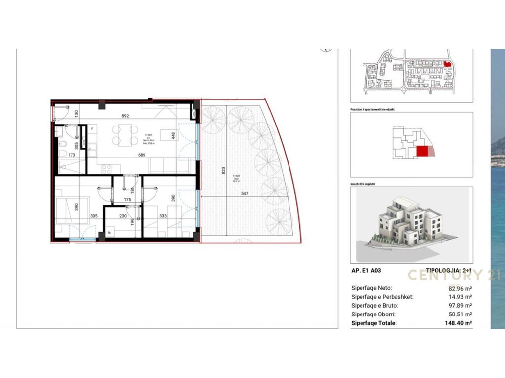2+1 apartment with yard in drimadhes – Village square! (5)