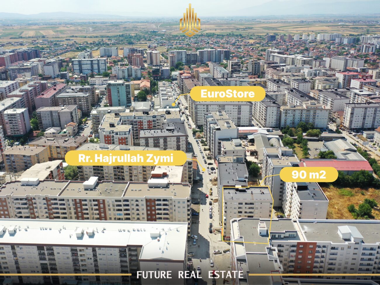 Apartment for sale – 2 bedrooms – Hjrullah zymi street – Fushë Kosovë – Mab project