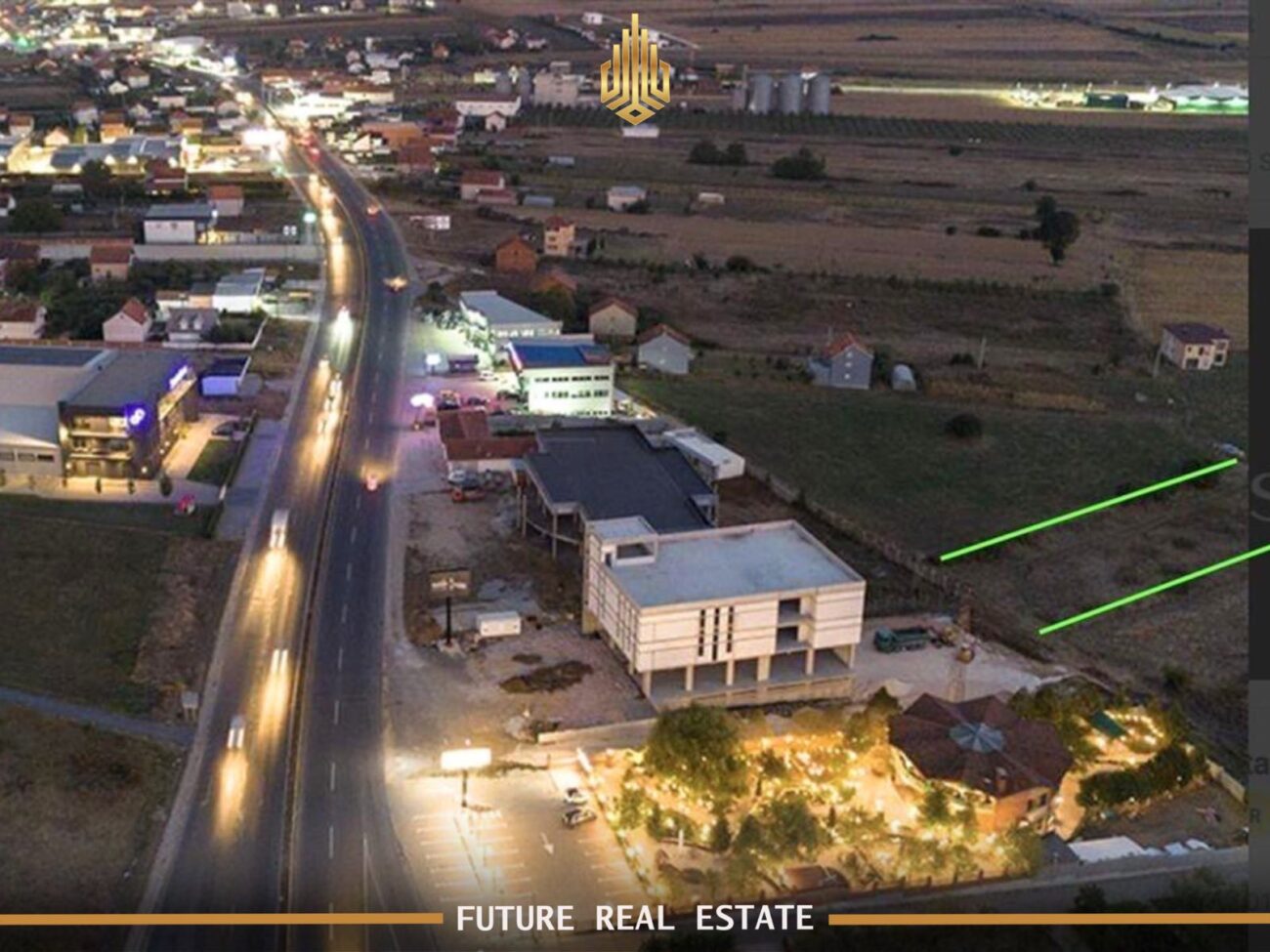 Terrain à louer – À des fins commerciales – Sllatinë e madhe près de l'aéroport de Pristina