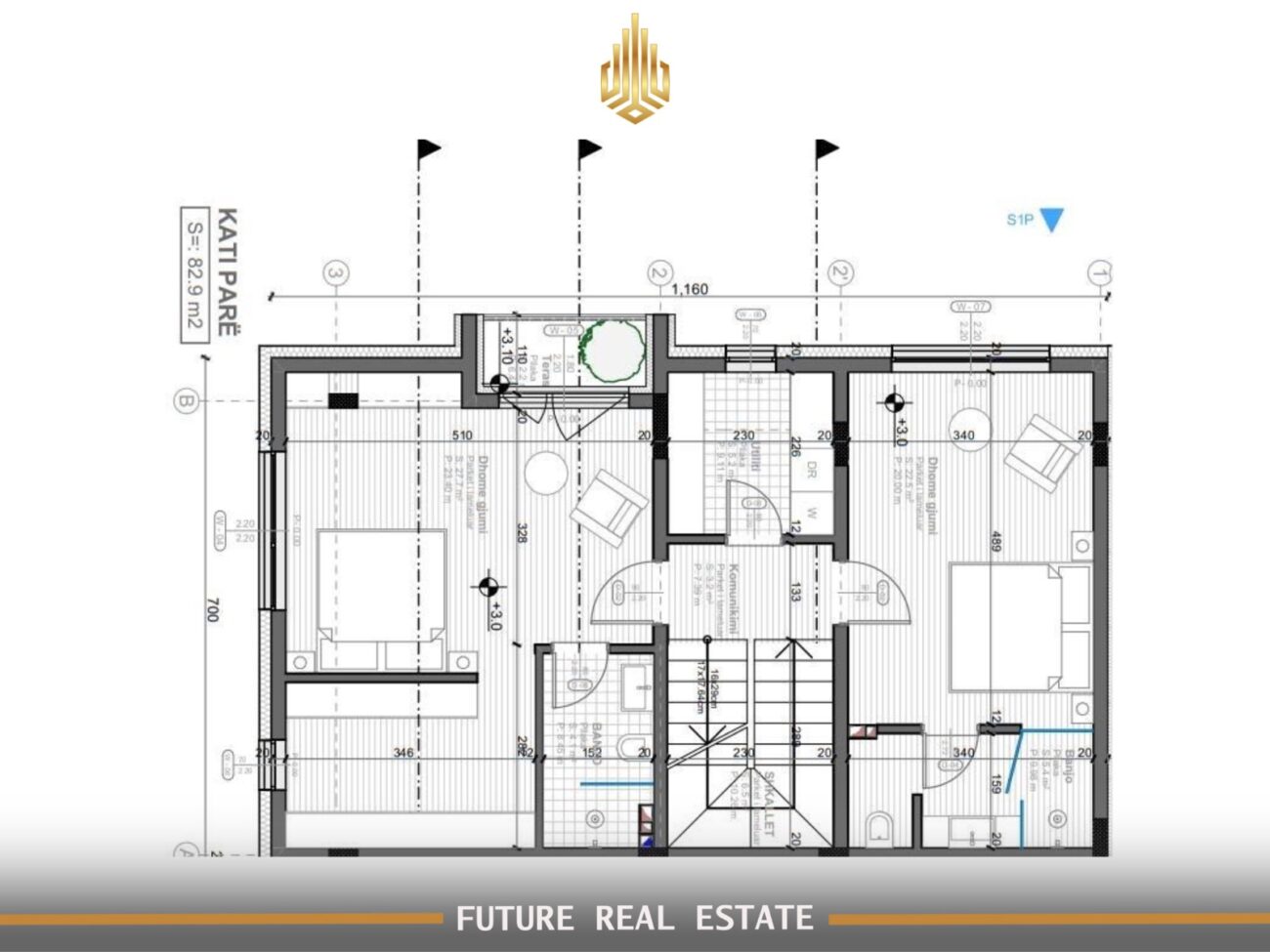Casa en venta – 4 habitaciones – En lagjen qëndresa home e re, veterrnik, Prishtinë.