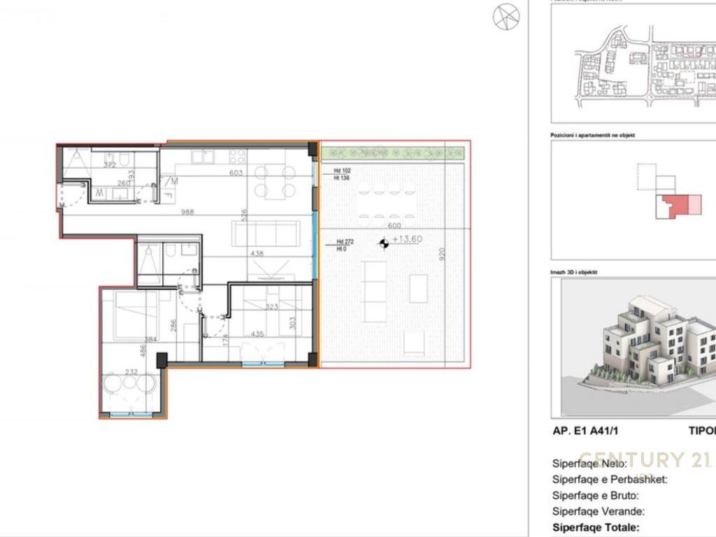 Apartment 2+1 with verandas in drimadhes – Village square! (8)