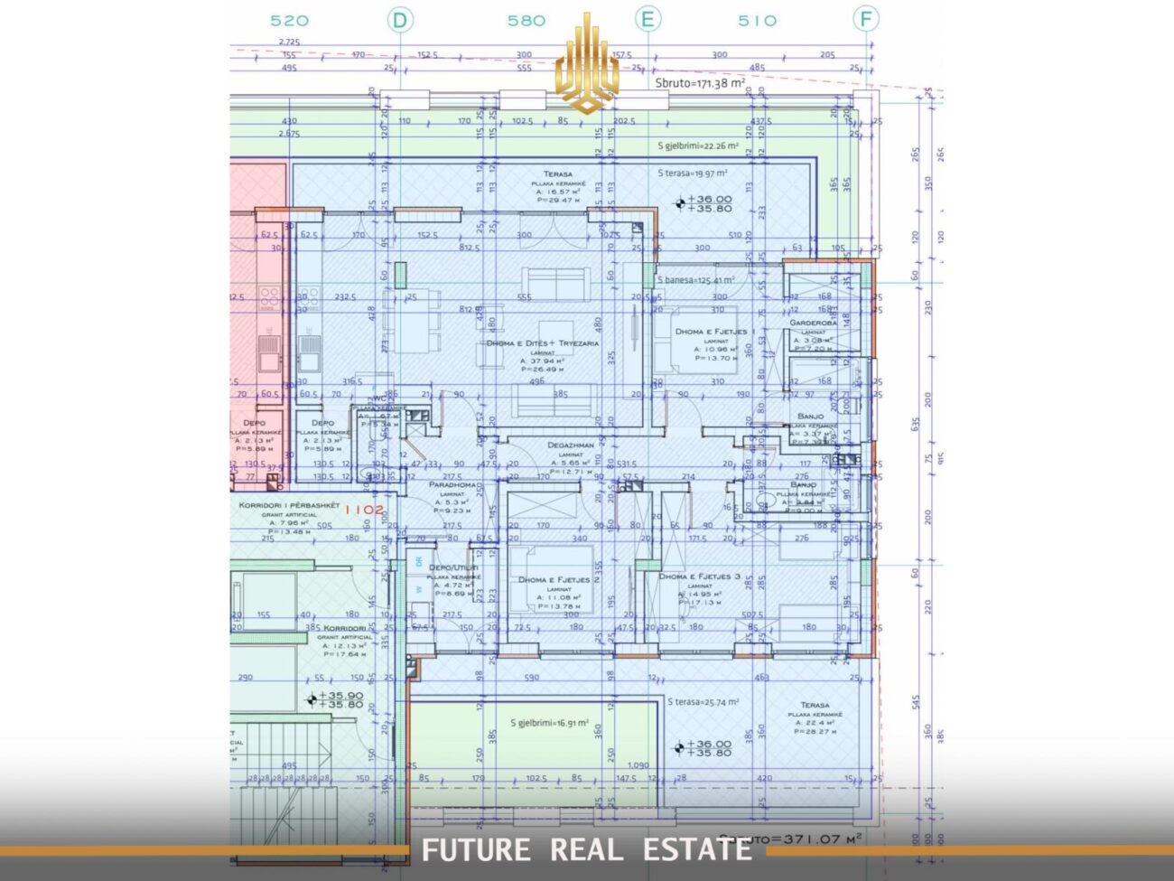 Penthouse en vente – 3 chambres – Prishtinë – Quartier Prishtina e Re (près de rruga a) (2)