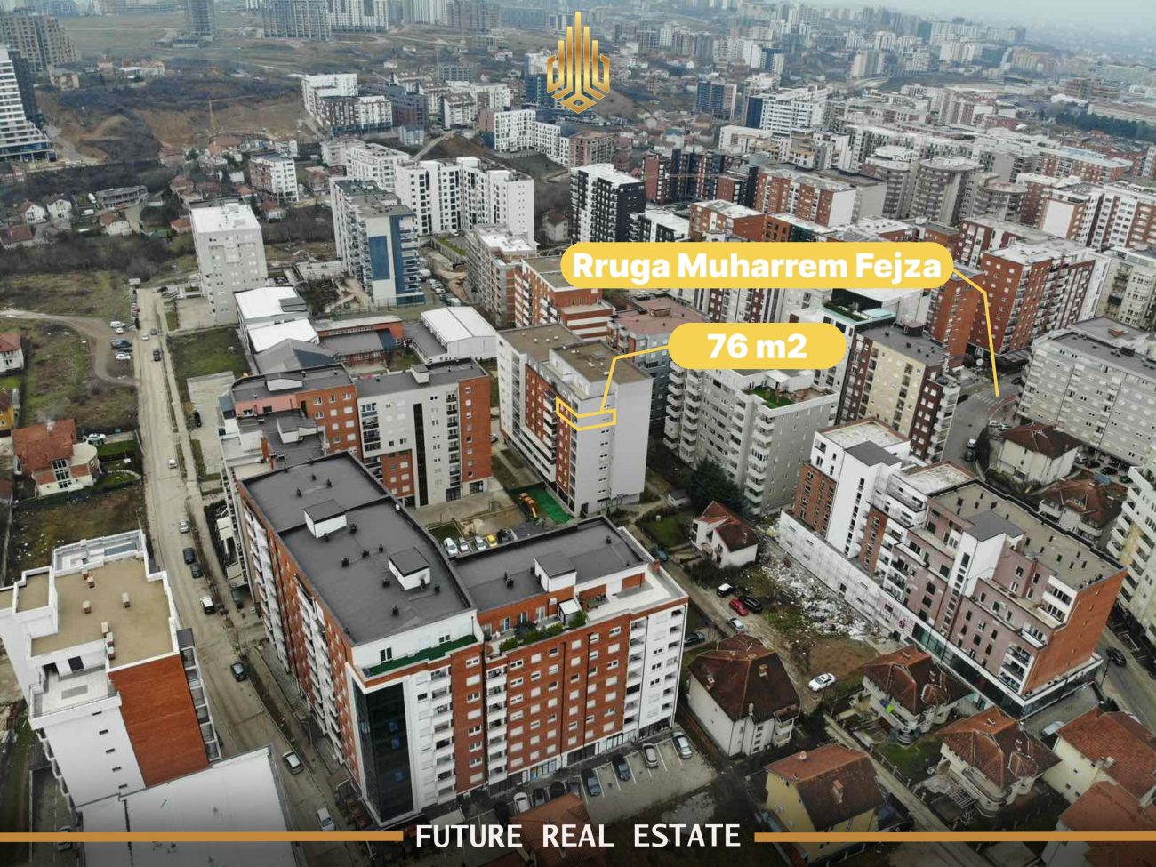 Appartement à vendre – 2 chambres – Prishtinë – Quartier de l’hôpital près du kompleksi vëllezërit asllani et près de l’école “Pavarësia”