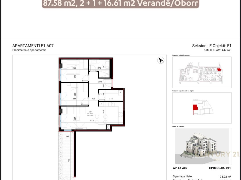 2+1 apartment with yard in drimadhes – Village square! (7)