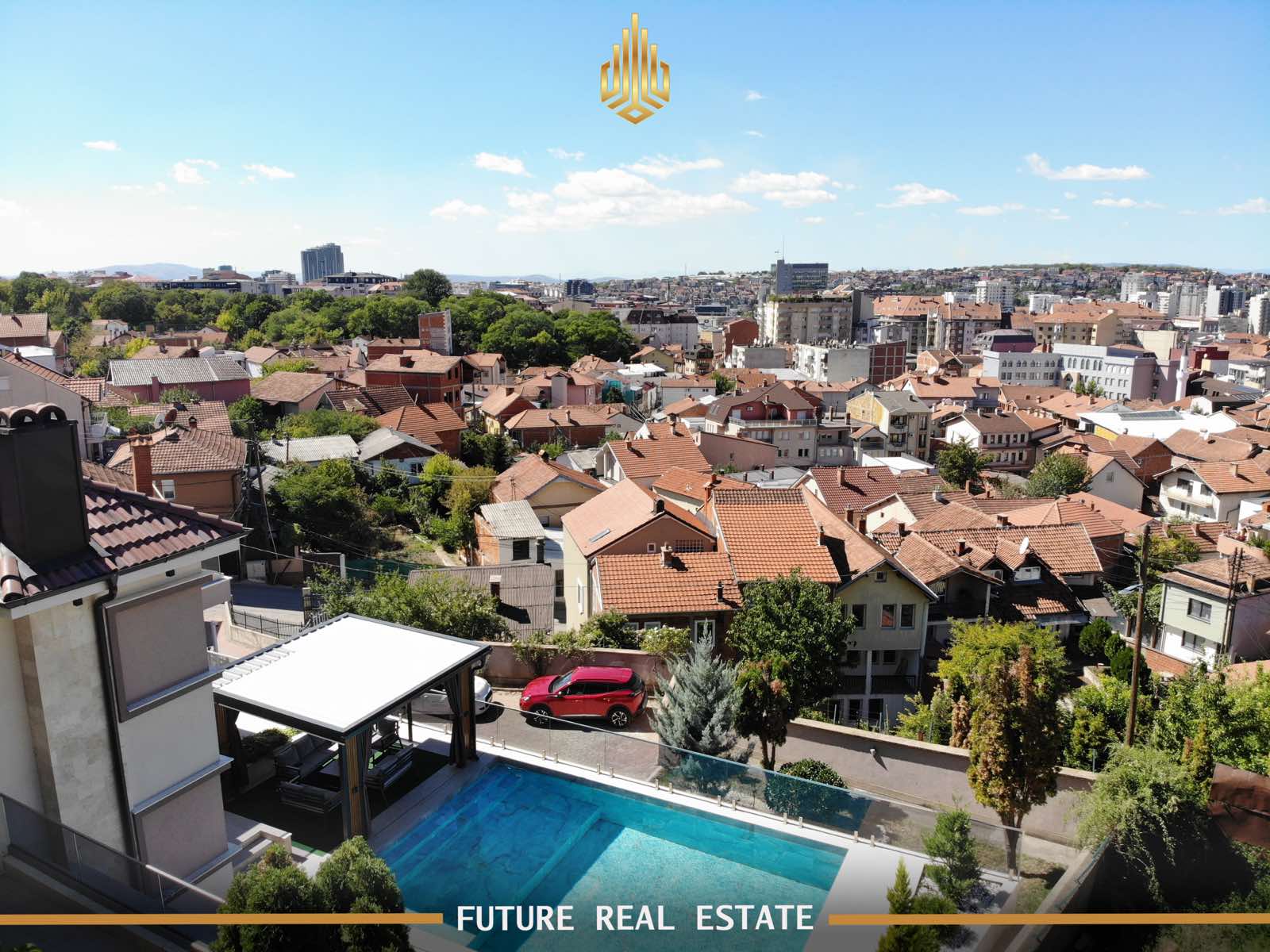 Maison à vendre – Exclusive – Prishtinë – Velani – Vue sur le centre-ville