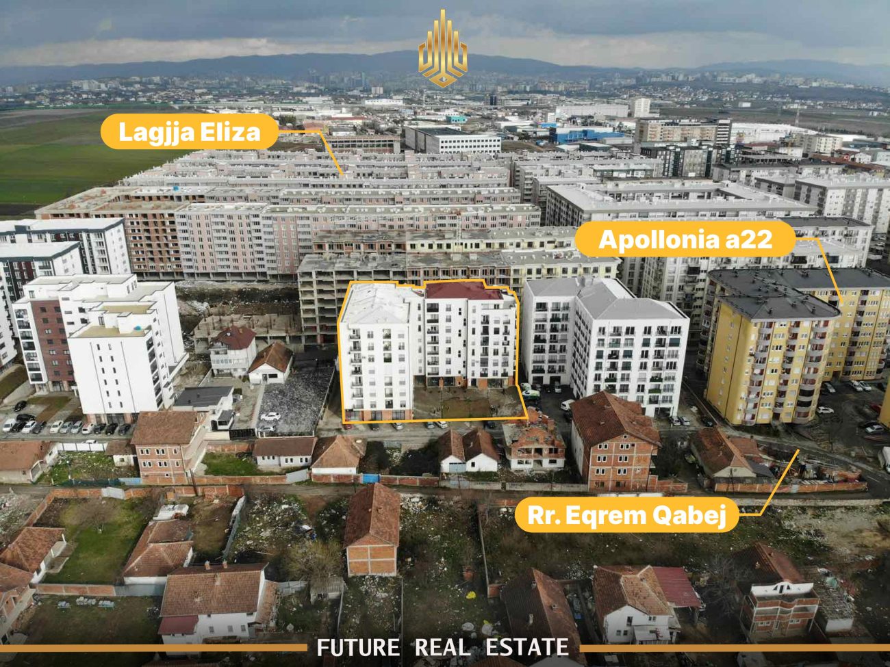 Appartamento in vendita – 1 camera da letto – Fushë Kosovë – Via eqrem çabej