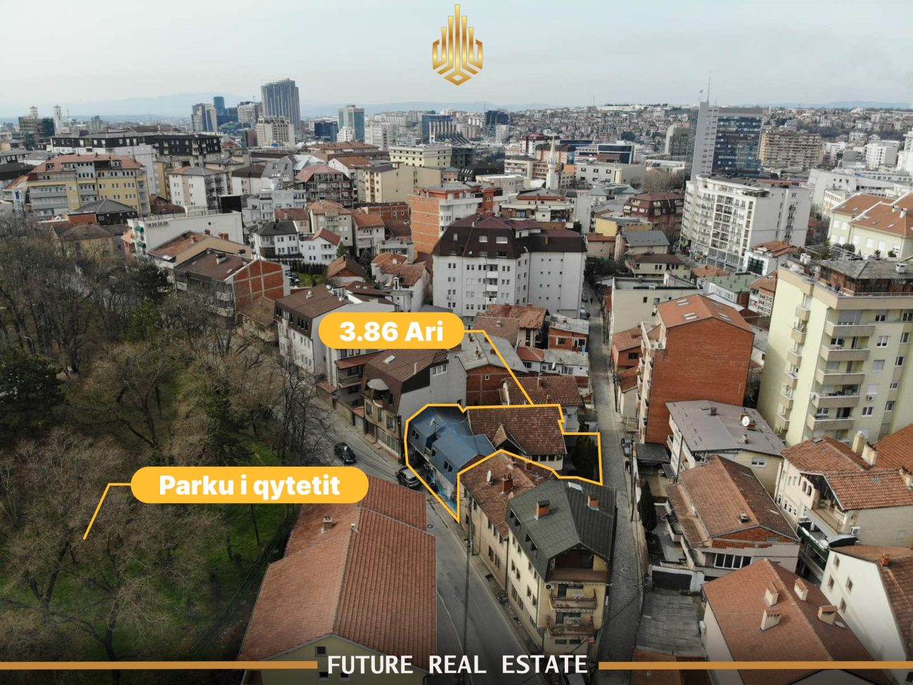 2 casas à venda – Prishtinë – Perto do parque da cidade – Rr. Hamez jashari e rr. Mustafa kruja