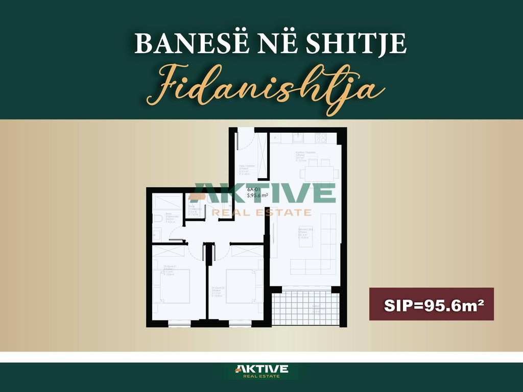 Appartamento in fidainishtja prime