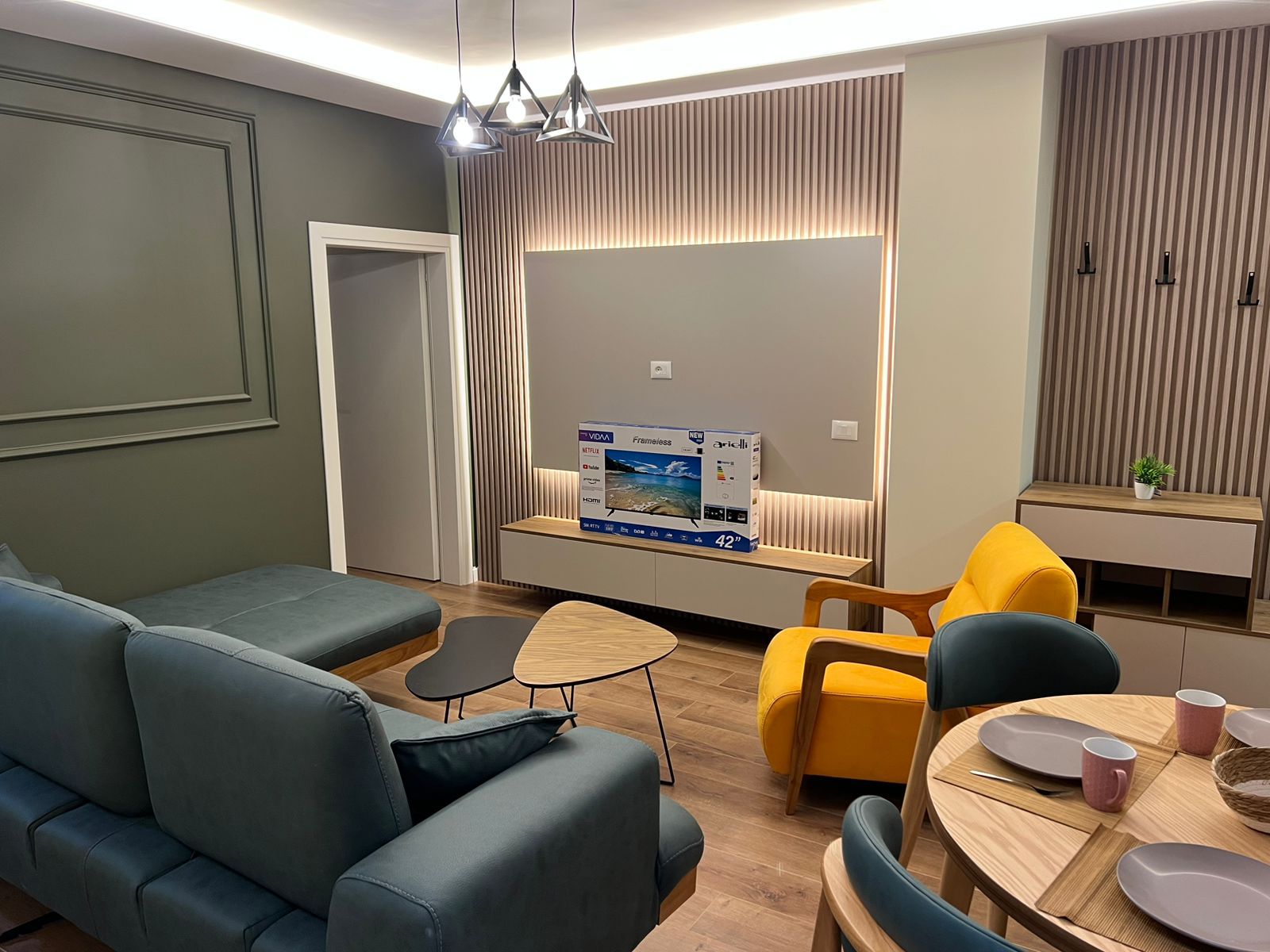 Apartamento 2+1 à venda muzeu deshmor durres (5)