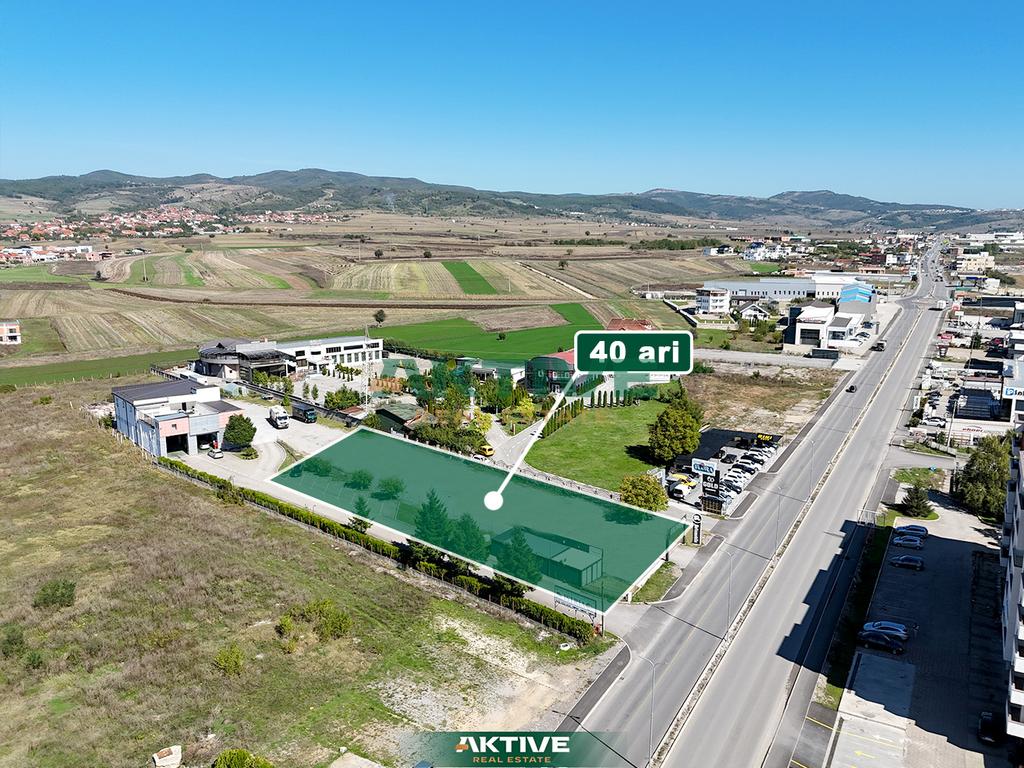 Terreno para alugar – Localização premium na saída de Gjilan!