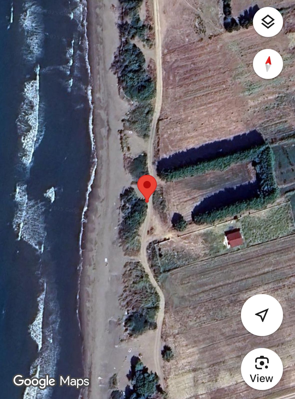 Terreno en venta en primera línea en spille, kavaje
