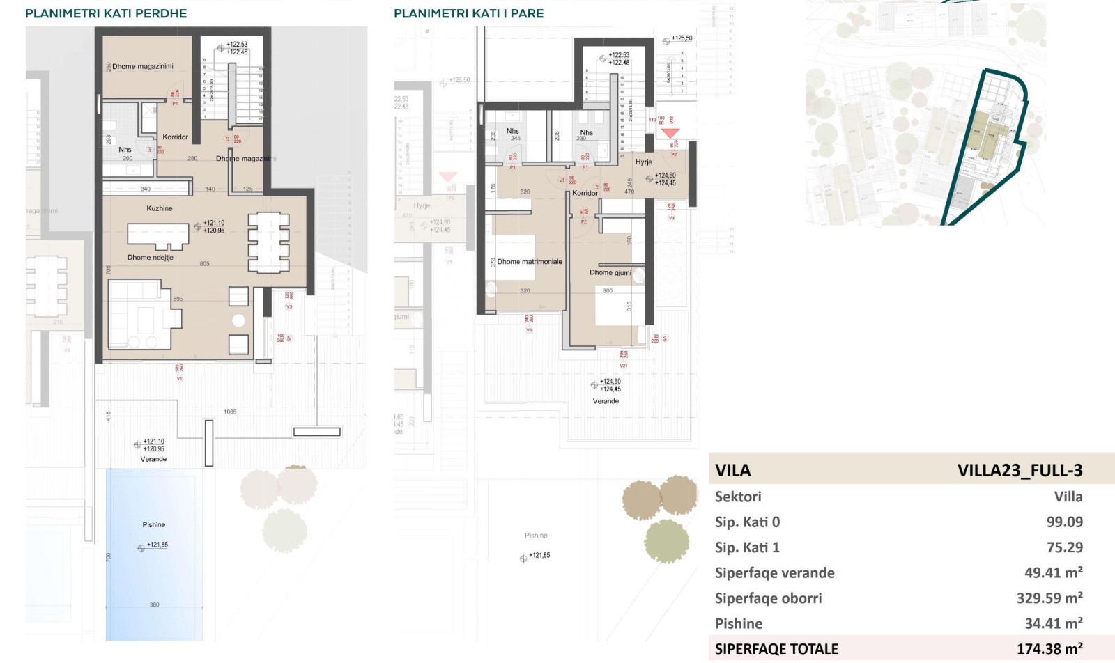 Villa in vendita 3+1+3 green coast 2, palase, vlore