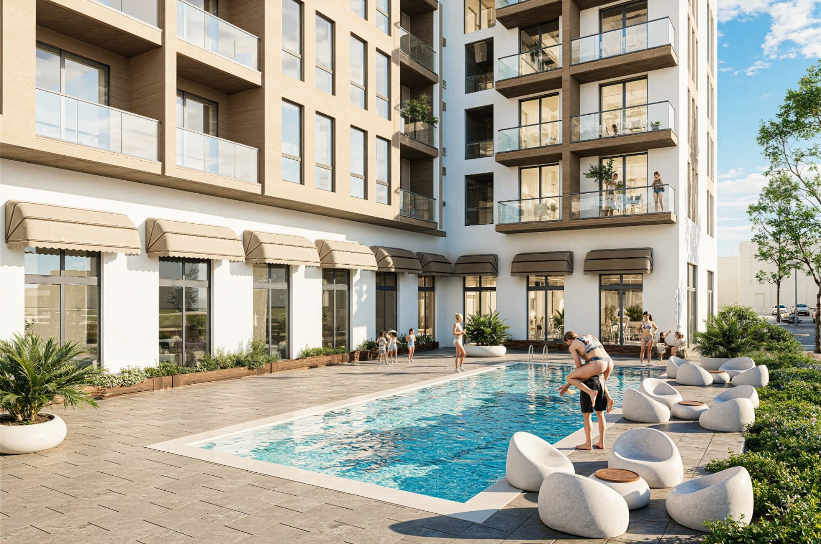 Shiten apartamente 1+1, 2+1,duplexe golem, durres