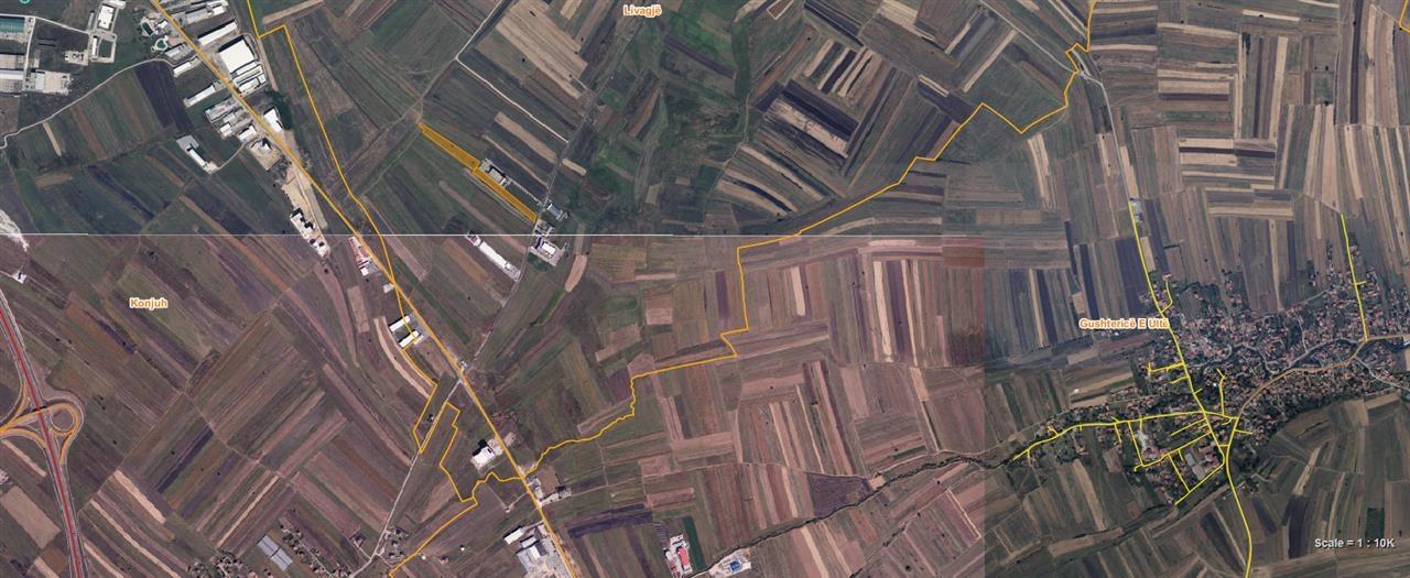 En venta 1 hectárea y 29 ares de tierra en livagjë en la zona industrial (3)