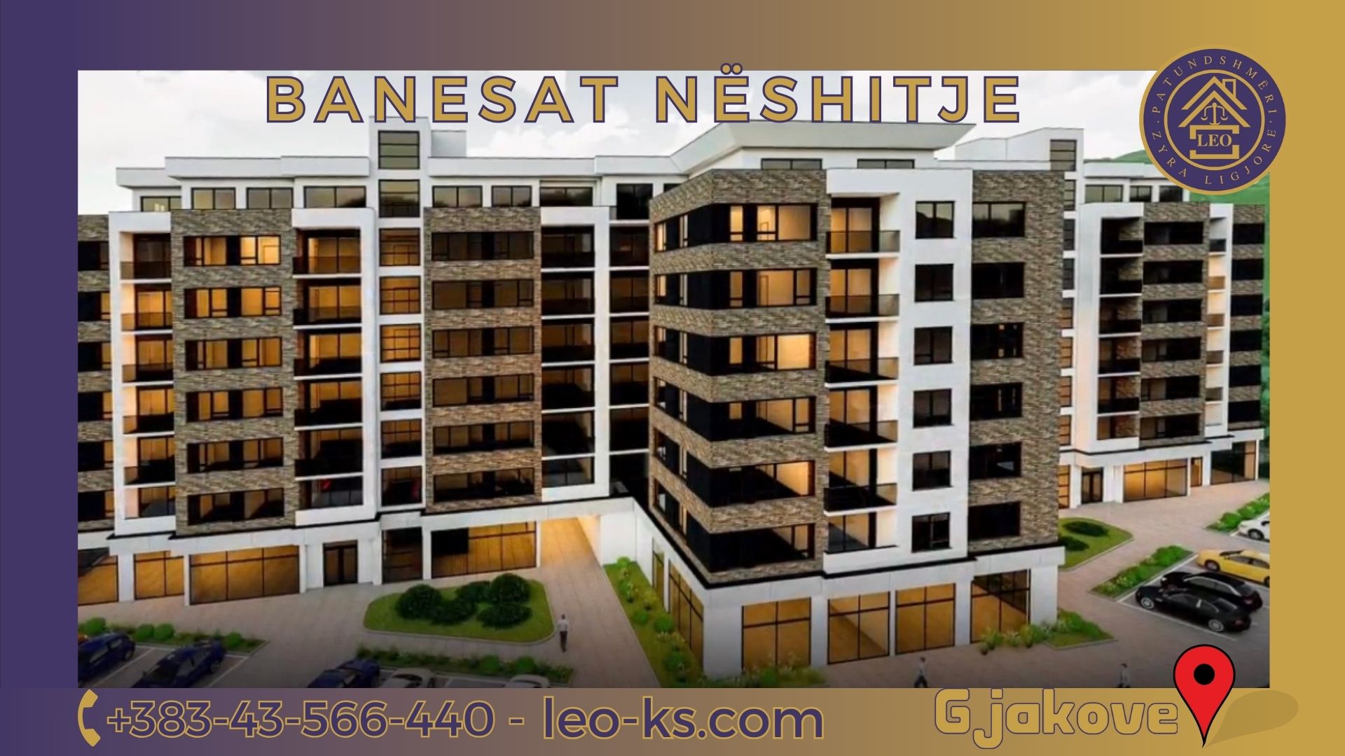 Apartments with an area of 114.22 square meters in Gjakova are for sale