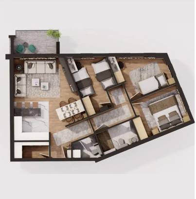Appartamento al flux residence
