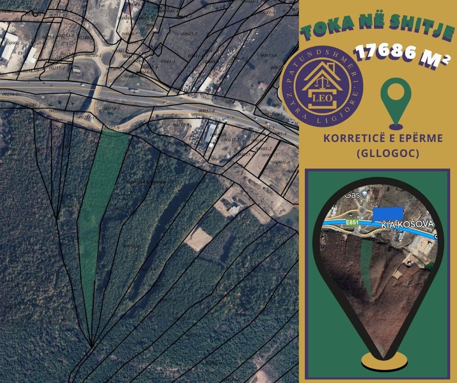 Terreno en venta en gllogoc – Korreticë e epermë
