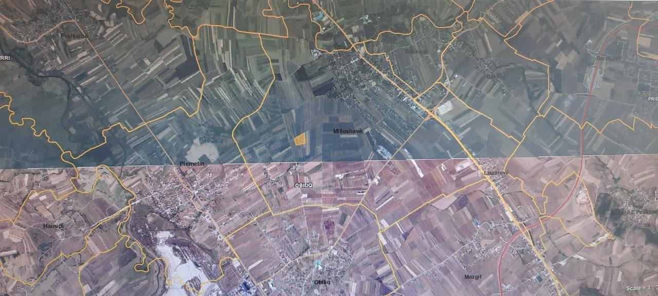 Venta de 1 hectárea 95 arias de terreno cerca de la carretera milloshevë-Obiliq (7)