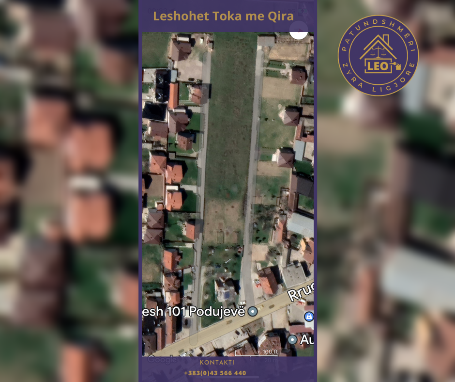 Toka më qira- 64 ari në Podujevë