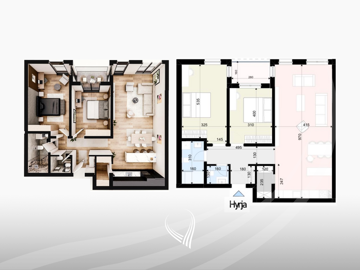 Appartement avec 2 chambres à vendre dans le quartier Prishtina e Re – Prishtina premium residence (2)