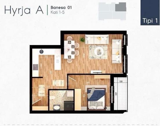 Apartment for sale 65m² on the 4th floor in Mati 1 (4)