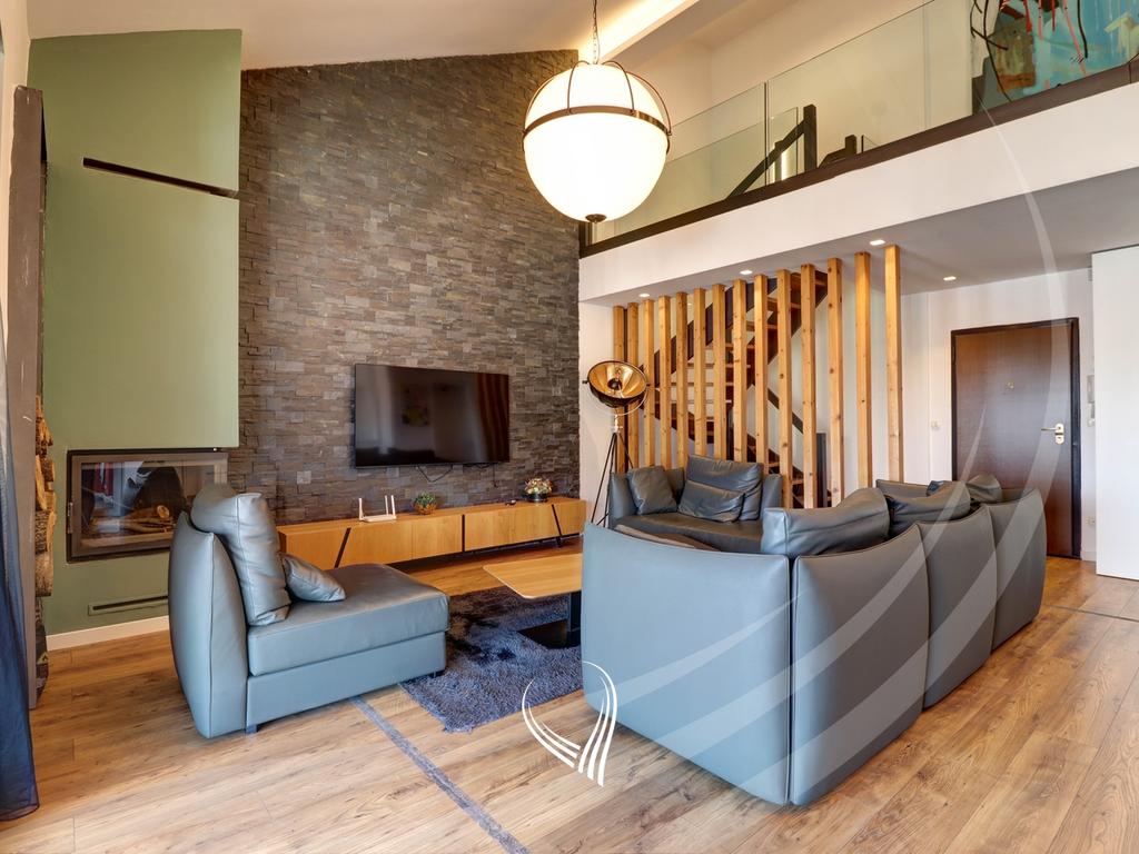 Duplex – Penthouse me 2 dhoma gjumi me qira në lagjen Arbëria – Dragodan