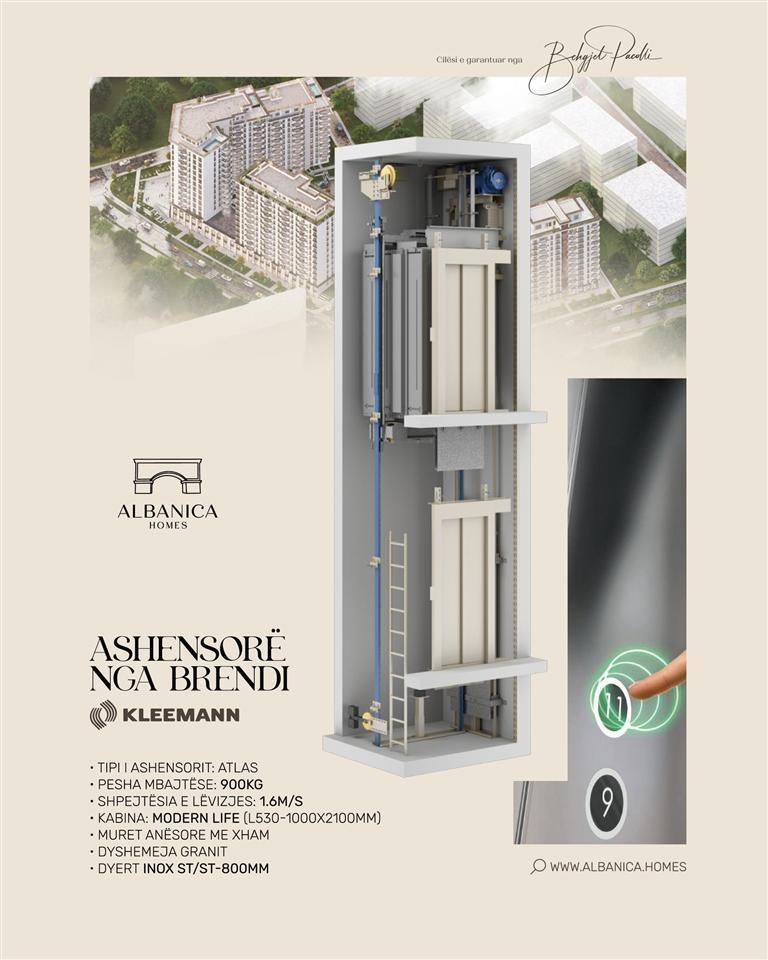Apartament luksoz 99.75m² në albanica residence – Prishtina e Re (6)