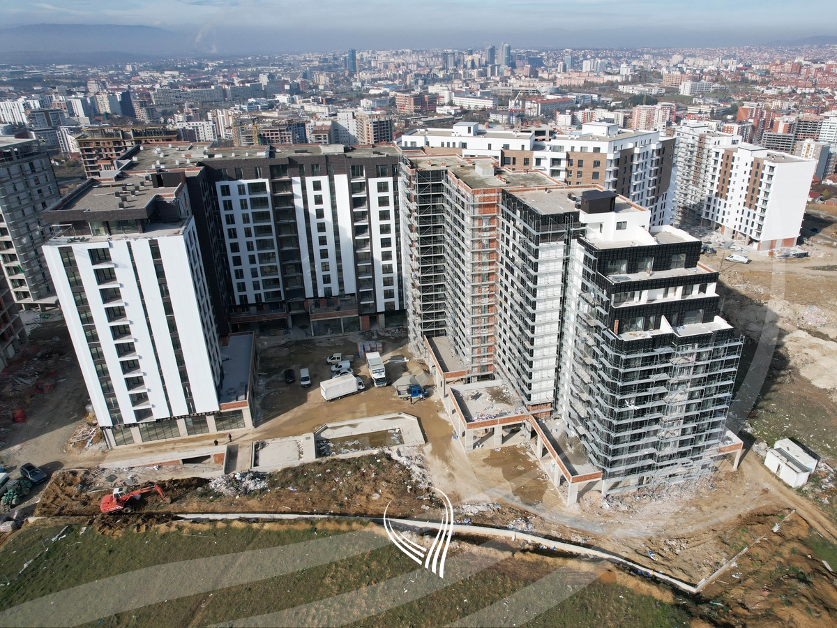 Apartamento con 3 habitaciones en venta en el barrio Prishtina e Re – Grand tower