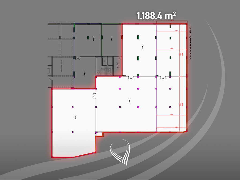 Local de 1.188,40 metros cuadrados en venta en el barrio Prishtina e Re (7)