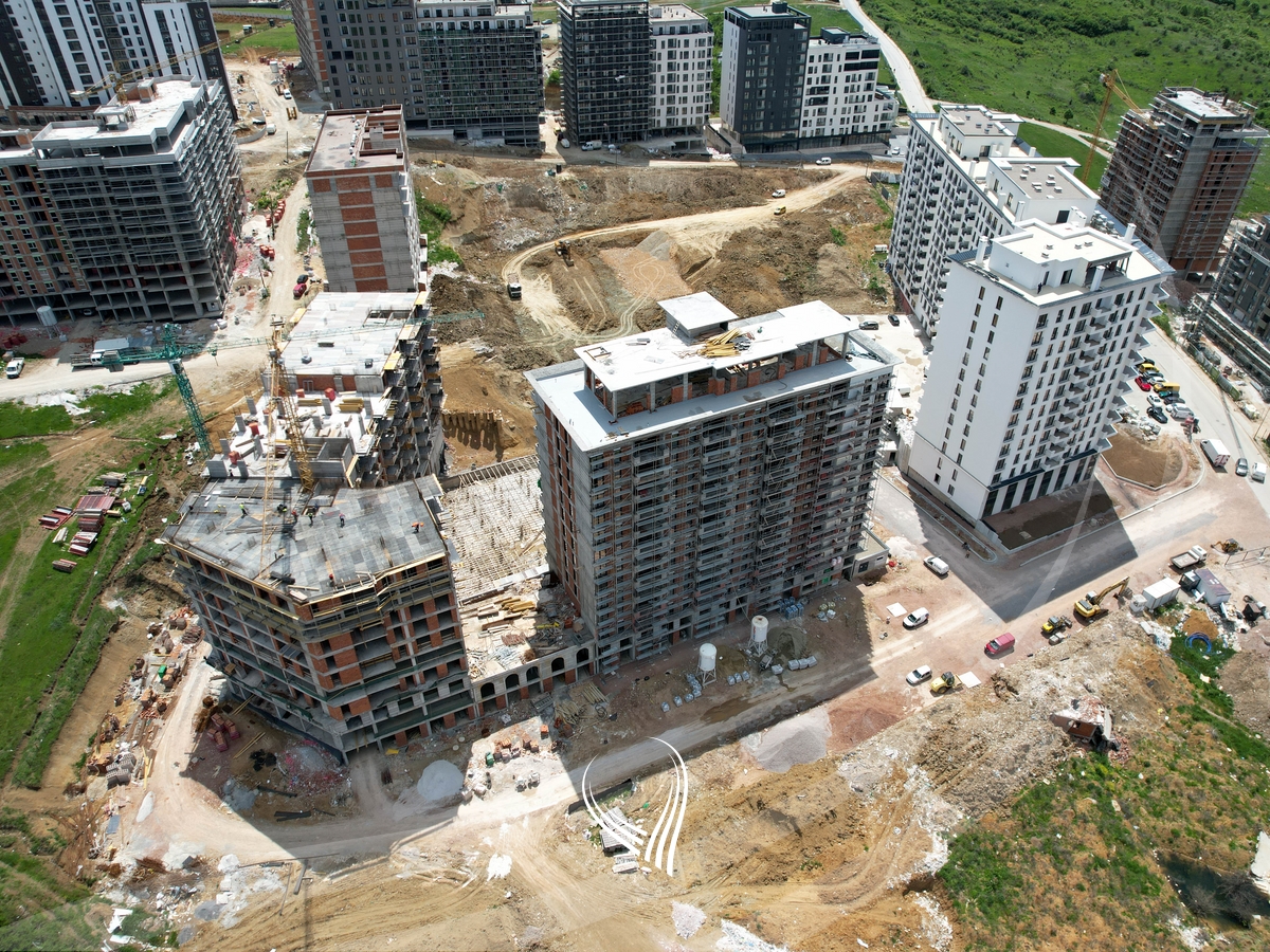 Apartment with 3 bedrooms for sale in the Prishtina e Re – Albanica residence