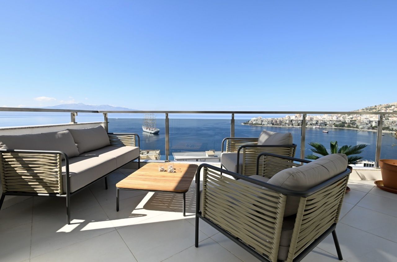 Wunderbares duplex mit meerblick zum verkauf in sarande