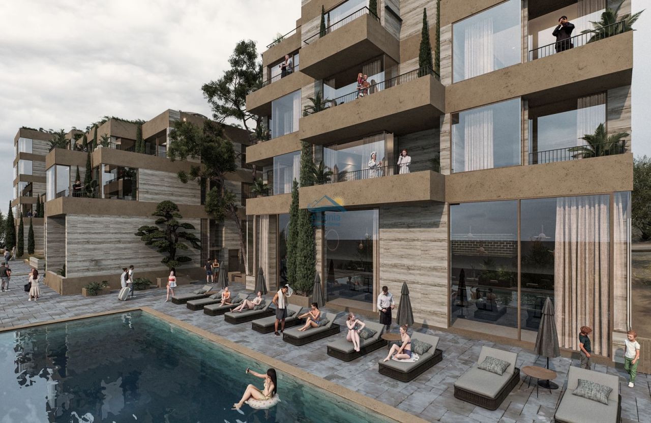 Luxuswohnung mit meerblick zum verkauf in radhimë vlore albanien