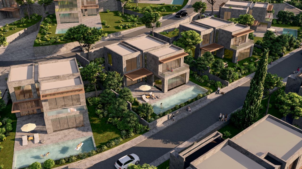 Appartamenti in costruzione in vendita a dhermi Vlorë, riviera albanese