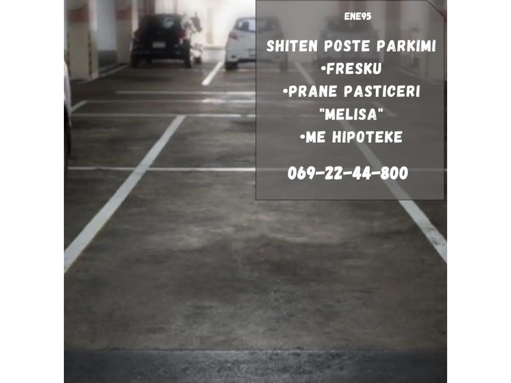 Parking spots for sale, fresk
