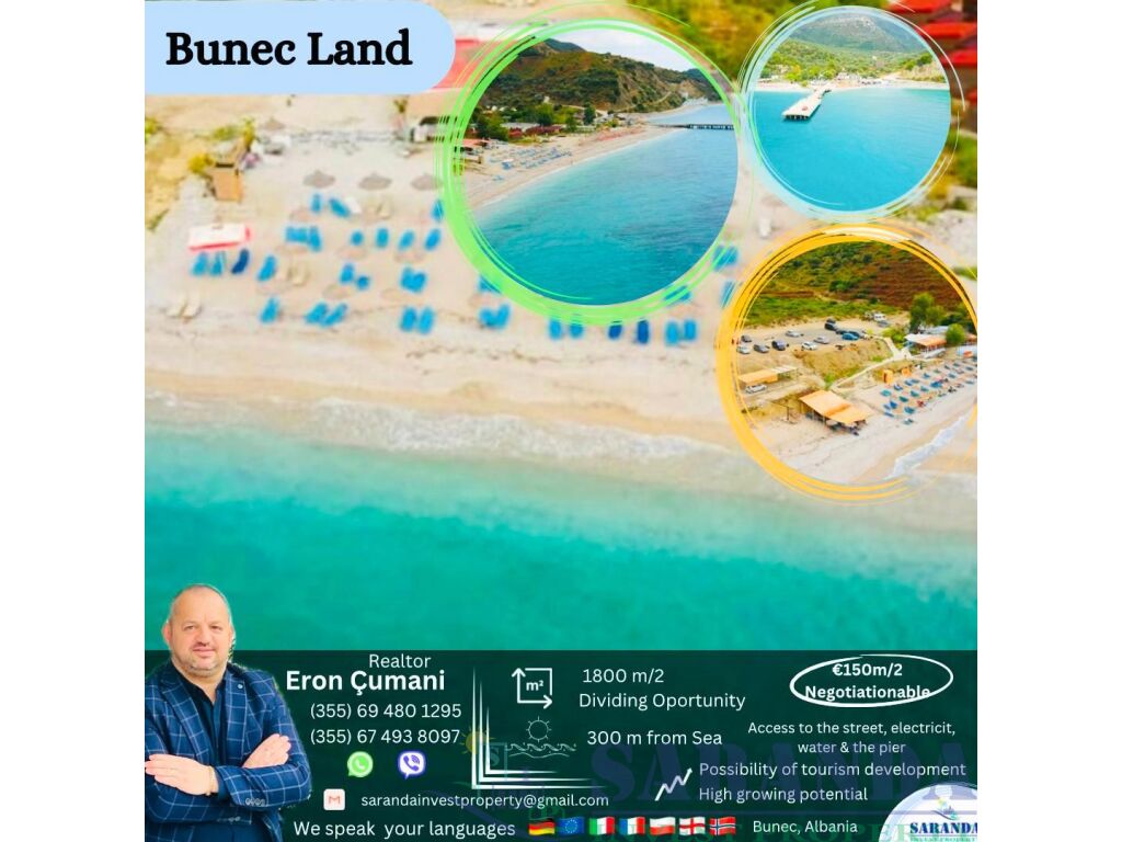 Terreno in vendita a bunec, albania