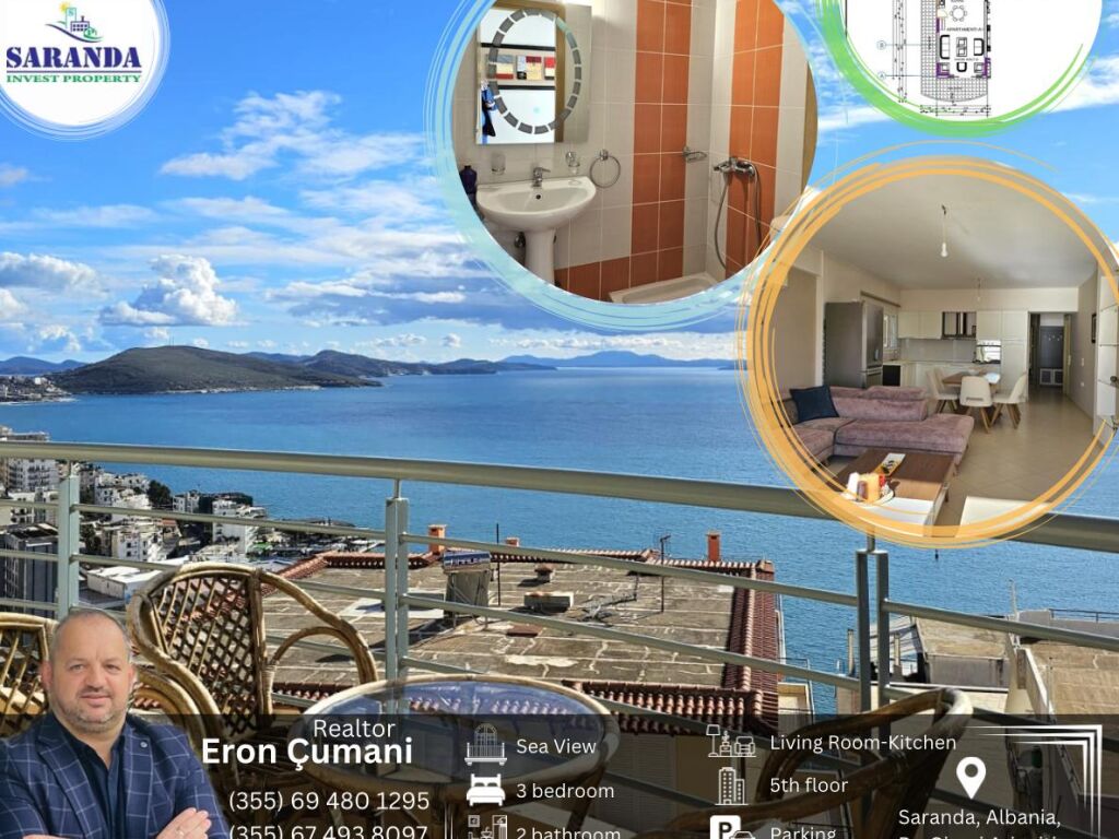 Three bedroom seaview apartment