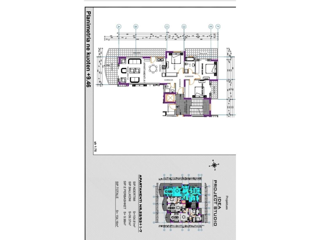 Three bedroom seaview apartment