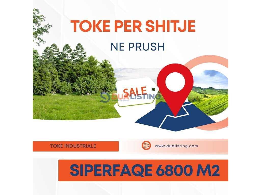 Zu verkaufen 6800 quadratmeter land in prush!!