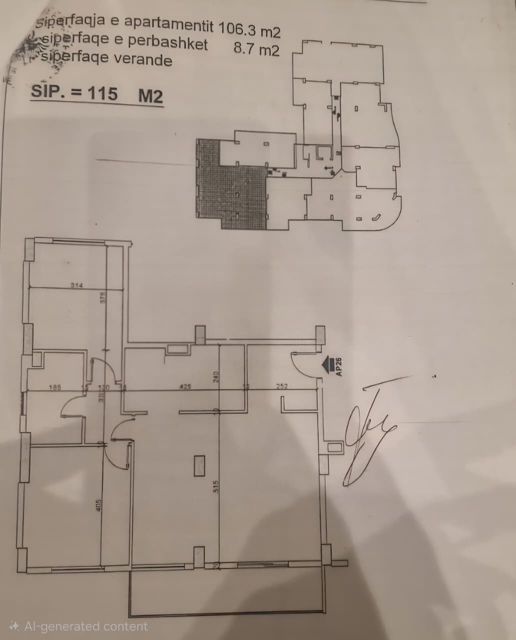 Wohnung 2+1 nahe der kuqe schule!
