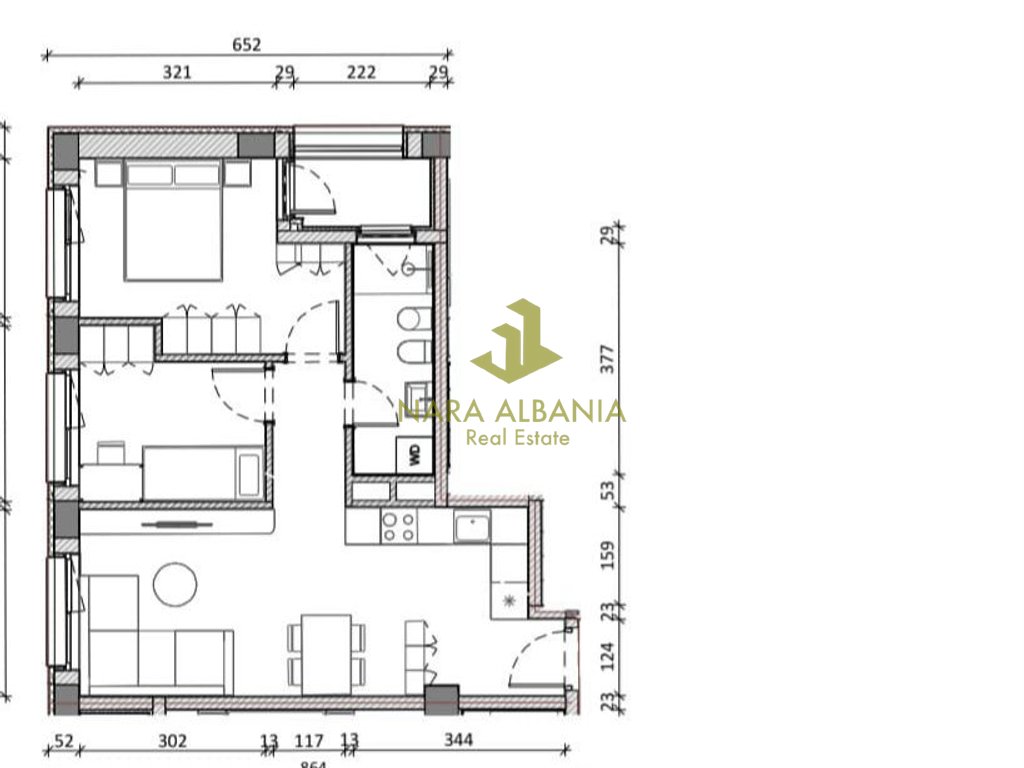 Appartamento 2+1 in vendita a Ali Demi