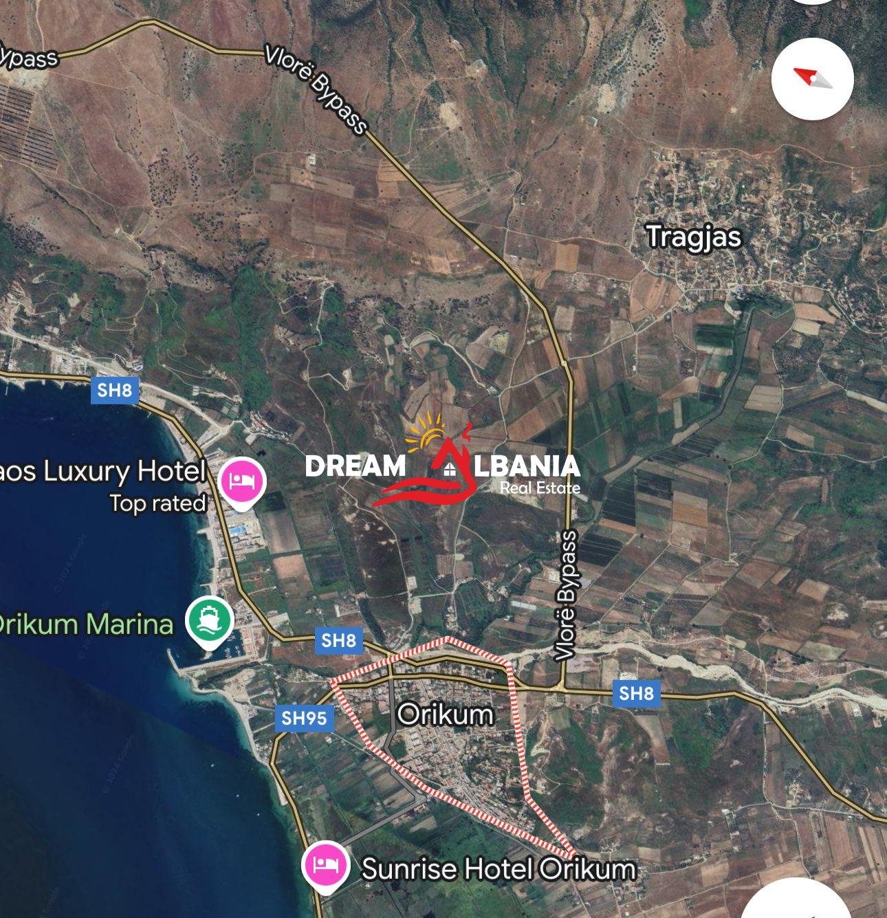 Terreno en venta en la zona de orikum, vlore (id 4191158)